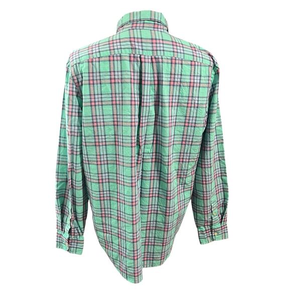 Vineyard Vines Shep & Ian | Classic Men's Whale Shirt Plaid Button Down Sz L - Picture 3 of 5
